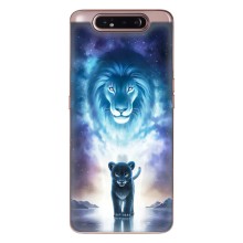 Чехол со Львом для Samsung Galaxy a80 2019 ( A805F ) (VPrint) (Маленький лев)