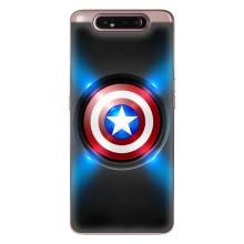 Чехол с Щитом Капитана Америки на Samsung Galaxy a80 2019 ( A805F ) – Яркий Щит Капитана
