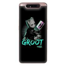 Чехол Супергерои Марвел на Самсунг Гелекси А80 – Groot