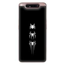 Чехол Супергерой Человека Паука на Samsung Galaxy a80 2019 ( A805F ) – Лого паука