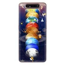 Чехол (ТПУ) с планетами на Samsung Galaxy a80 2019 ( A805F ) – Арт планети