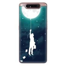 Чехол (ТПУ) с планетами на Samsung Galaxy a80 2019 ( A805F ) – To The moon