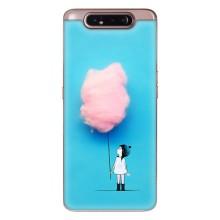 Дівчачий Чохол для Samsung Galaxy a80 2019 ( A805F ) – Дівчинка з хмаринкою