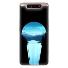 Летний Чехол на Samsung Galaxy a80 2019 ( A805F ) – Синий Водопад