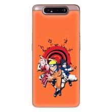 Naruto Anime Чехлы для Самсунг Галакси A80 2019 ( А805Ф ) (AlphaPrint) – команда Наруто