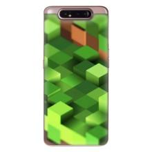 Чехлы для Samsung Galaxy a80 2019 ( A805F ) (Персонажи Майн Крафт) – Текстура