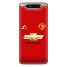 Силіконові Чохли з принтом Футбол на Samsung Galaxy a80 2019 ( A805F ) – Man United