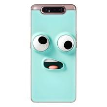 Силиконовые Чехлы (смешные стикеры) для Samsung Galaxy a80 2019 ( A805F ) – мордочка