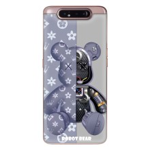 Силиконовый чехол для Samsung Galaxy a80 2019 ( A805F ) – Медведь Louis Vuitton