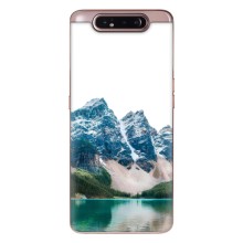 Силиконовый чехол с КАРТИНКАМИ лето для Samsung Galaxy a80 2019 ( A805F ) (AlphaPrint) (Гори)