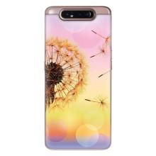 Силиконовый Чехол с одуванчиками на Samsung Galaxy a80 2019 ( A805F ) – Цветок-одуванчик