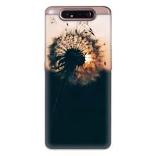 Силиконовый Чехол с одуванчиками на Samsung Galaxy a80 2019 ( A805F ) – Красивый одуванчик