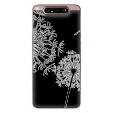 Силиконовый Чехол с одуванчиками на Samsung Galaxy a80 2019 ( A805F ) – Одуванчики
