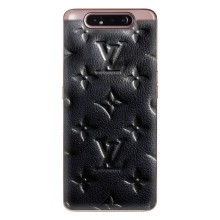 Текстурный Чехол Louis Vuitton для Самсунг Гелекси А80 – Черный ЛВ