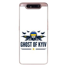 Защитные чехлы (Призрак Киева) для Samsung Galaxy a80 2019 ( A805F ) (AlphaPrint) (GHOST of Kyiv)