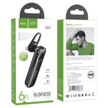 Bluetooth моно-гарнитура HOCO E63 – Черный