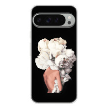 Чехлы (ART) Цветы на Google Pixel 10 Pro XL (VPrint) – Белые цветы
