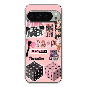 Чехлы с картинкой для Google Pixel 10 Pro XL – BLACK PINK коллаж