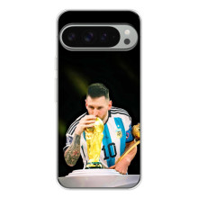 Чехлы для Google Pixel 10 Pro XL (Leo чемпион) (AlphaPrint) (Кубок Месси)