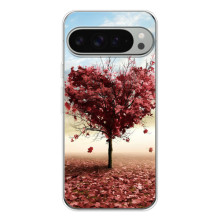 Чехлы для любимой на Пиксель 10 Про ХЛ (VPrint) (Дерево сердце)