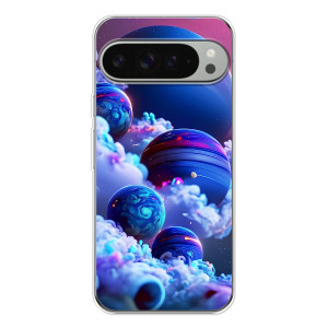 Чохли КОСМОС  на Google Pixel 10 Pro XL – Сині планети