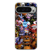 Чехлы Пять ночей с Фредди для Пиксель 10 Про ХЛ (Персонажи Фредди)