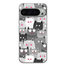 Чехлы с Котиками для Google Pixel 10 Pro XL (VPrint) – Рисованные котики