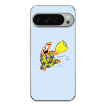 Чехлы с Патриком на Google Pixel 10 Pro XL (Патрик с подушкой)