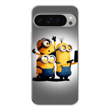 Чехол для Ребёнка на Пиксель 10 Про ХЛ (VPrint) (Три миньона)