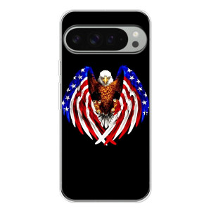 Чехол Флаг USA для Google Pixel 10 Pro XL – Крылья США