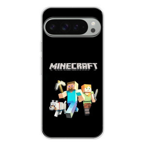 Чехол Майнкрафт на Google Pixel 10 Pro XL (AlphaPrint) Minecraft
