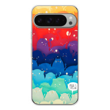 Чехол на Пиксель 10 Про ХЛ с Котами (VPrint) (Mew)