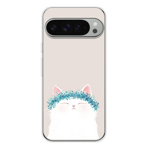 Чехол на тематику: Коты для Google Pixel 10 Pro XL – Белый котик