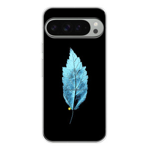 Чехол с картинками на черном фоне для Google Pixel 10 Pro XL – Листочек