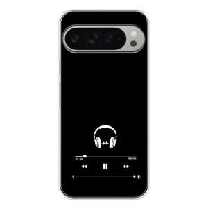 Чехол с картинками на черном фоне для Google Pixel 10 Pro XL – Плеер