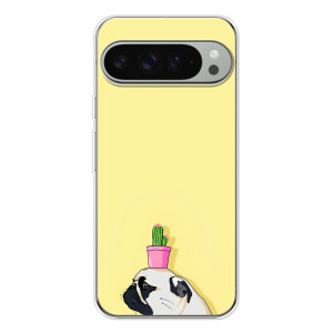 Бампер для Google Pixel 10 Pro XL с картинкой "Песики" – Кактус на голове