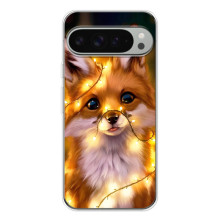 Чехол с Лисичкой для Google Pixel 10 Pro XL – Новогодний лисенок