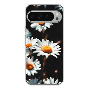 Чехол с ромашками на Google Pixel 10 Pro XL – Белые ромашки