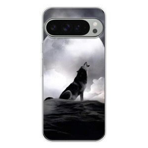 Чохол з Вовком на Google Pixel 10 Pro XL – Вовк і місяць