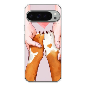 Чехол (ТПУ) Милые собачки для Google Pixel 10 Pro XL – Любовь к собакам