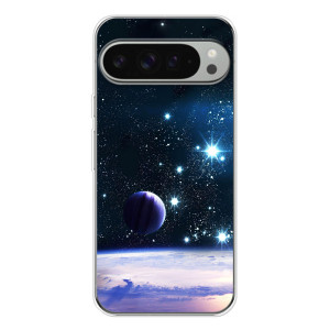Чехол (ТПУ) с планетами на Google Pixel 10 Pro XL – Космический вид