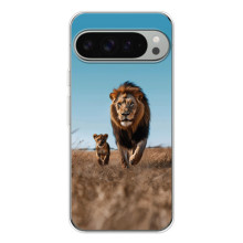 Чехол Король лев на Пиксель 10 Про ХЛ – Мусафа и Симба