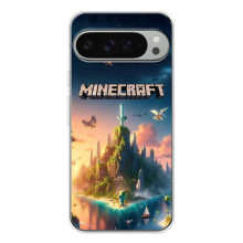Чохол з картинками Майнкрафт для  – Лого Майнкрафт