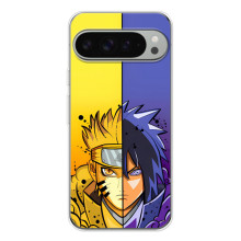 Купить Чехлы на телефон с принтом Anime для Google Pixel 10 Pro XL (Naruto Vs Sasuke)