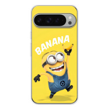 Мультяшный принт на Чехол для Пиксель 10 Про ХЛ (Banana)