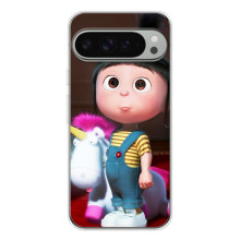 Мультяшный принт на Чехол для Пиксель 10 Про ХЛ (Девочка Агнес)