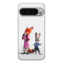 Силиконовый чехол с принтом Зоотрополіс для Google Pixel 10 Pro XL – Джуди и Ник
