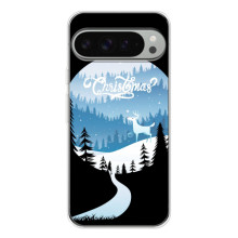 Силиконовый бампер на рождество для Google Pixel 10 Pro XL (Рождественский Олень)
