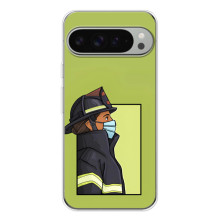 Силиконовый бампер (Работники) на Google Pixel 10 Pro XL