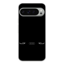 Силиконовый бампер с картинкой машины на Google Pixel 10 Pro XL (Силует Audi)